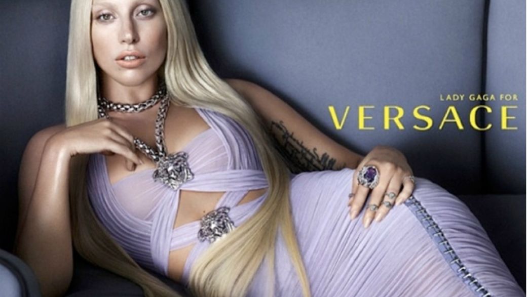 Первые снимки Lady Gaga для рекламной кампании Versace