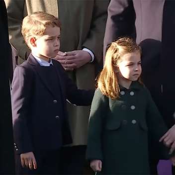 Дети Кейт Миддлтон и принца Уильяма очаровали британцев на рождественской службе