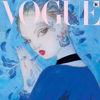 Ни одной фотографии, только рисунки: необычный номер итальянского Vogue покоряет мир