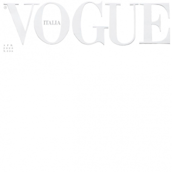Впервые в истории: новый номер Vogue Italia вышел с белой обложкой
