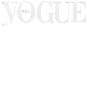 Впервые в истории: новый номер Vogue Italia вышел с белой обложкой