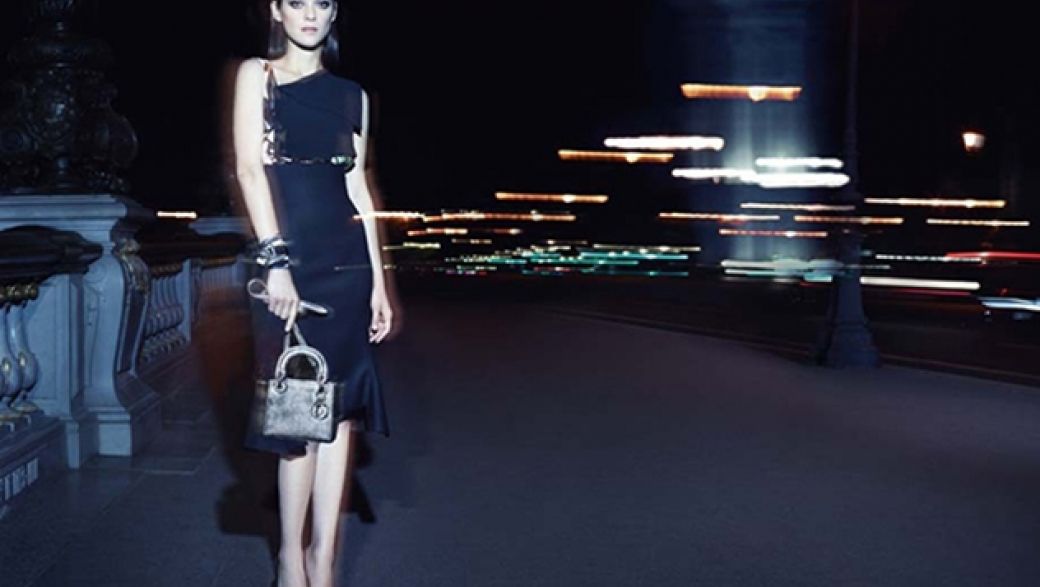 Полночь в Париже: Марион Котийяр в рекламной кампании Lady Dior