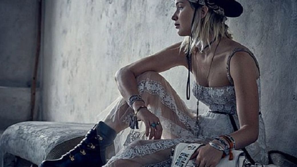 Дикий, дикий Запад: Дженнифер Лоуренс снялась в рекламной кампании Dior Cruise 2018