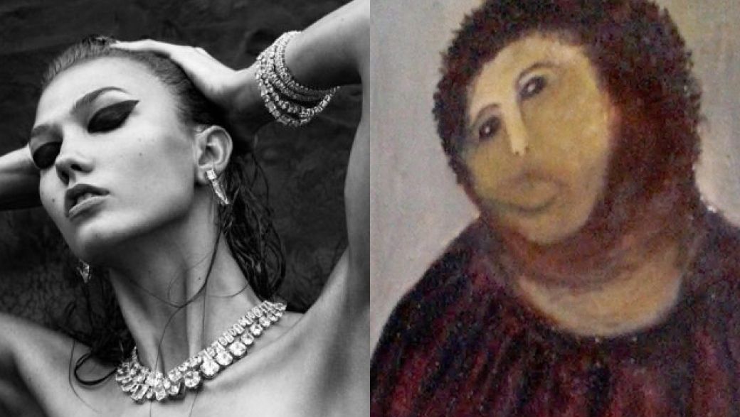 Что общего у Карли Клосс и фрески Мартинеса?
