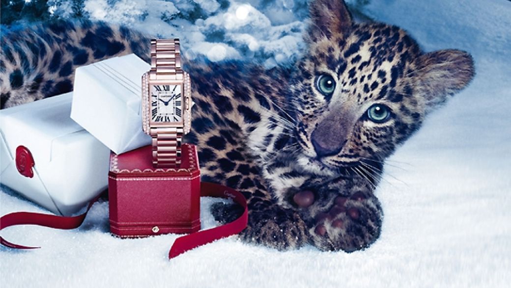Бриллианты и котики в зимней сказке Cartier
