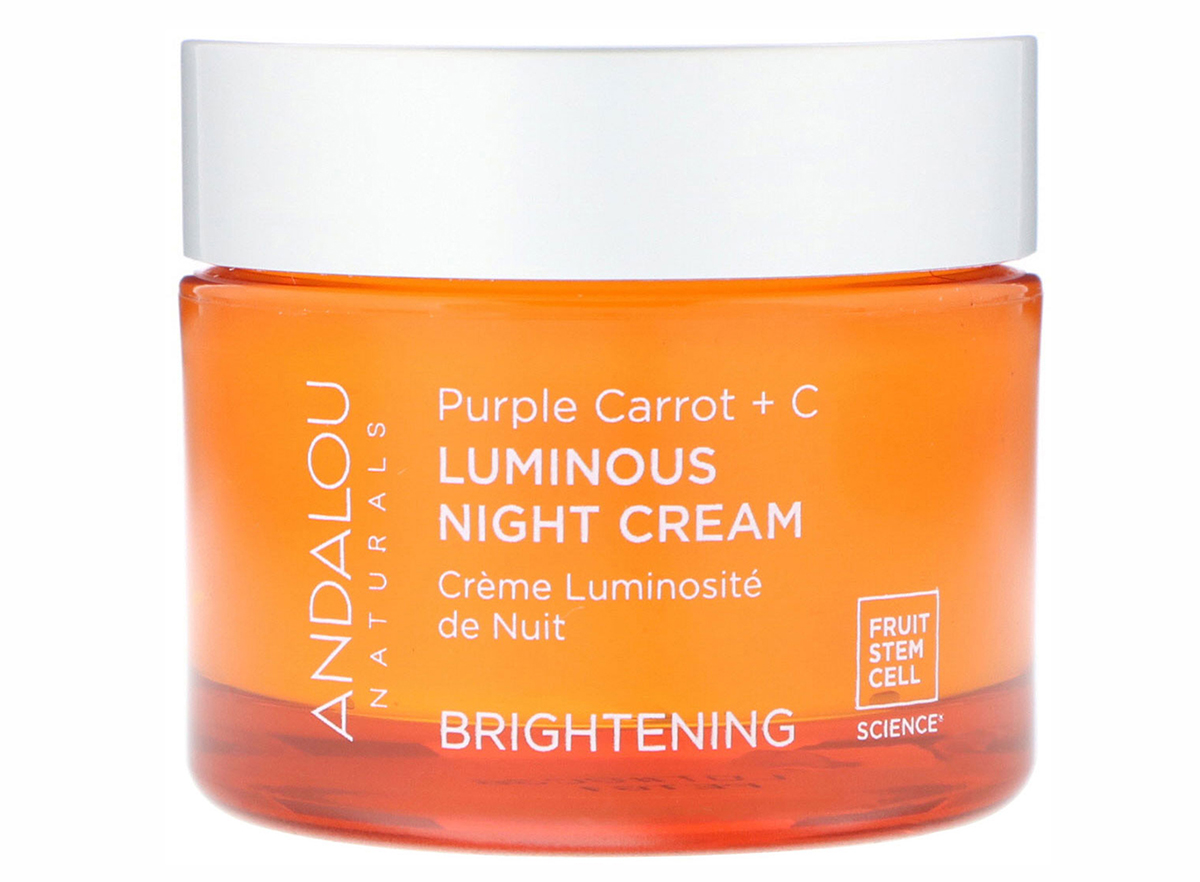 ANDALOU NATURALS BRIGHTENING PURPLE ARROT + C LUMINOUS NIGHT CGREAM КРЕМ НОЧНОЙ ОСВЕТЛЯЮЩИЙ ДЛЯ ЛИЦА