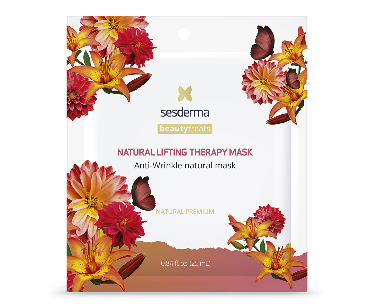 SESDERMA,МАСКА АНТИВОЗРАСТНАЯ ДЛЯ ЛИЦА NATURAL LIFTING THERAPY MASK, BEAUTYTREATS