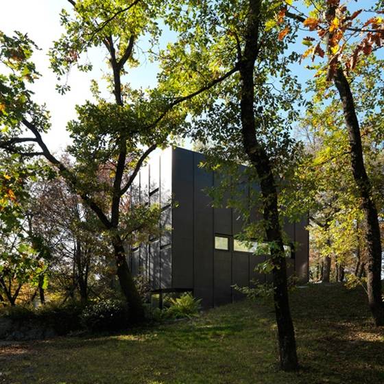 В темно-синем лесу: Гостевой дом Enrico Iascone Architects