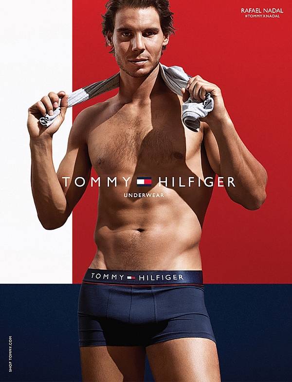 Рафаэль Надаль в рекламе нижнего белья Tommy Hilfiger