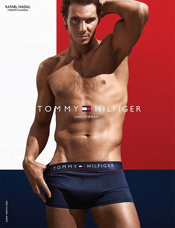 Рафаэль Надаль в рекламе нижнего белья Tommy Hilfiger