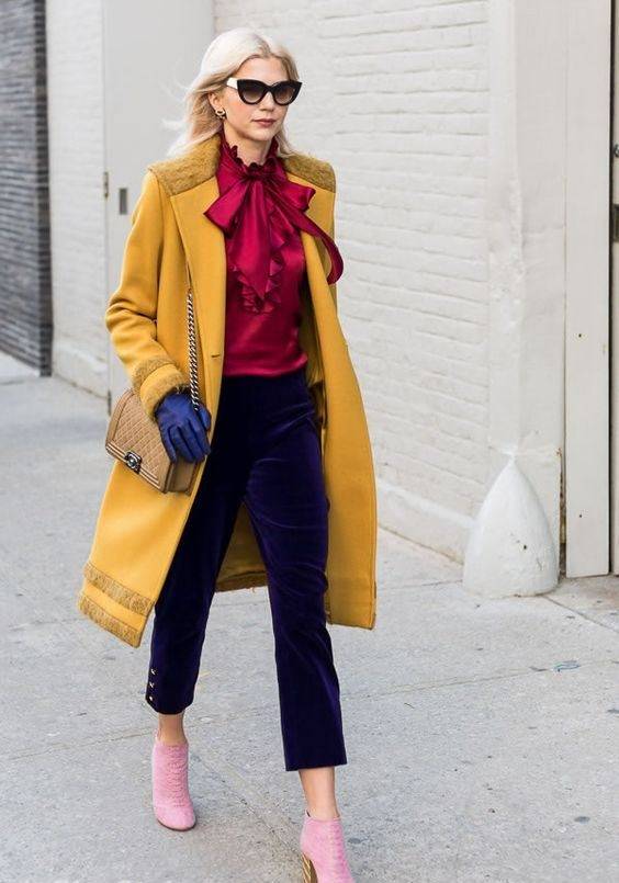 Собираем гардероб в стиле color blocking