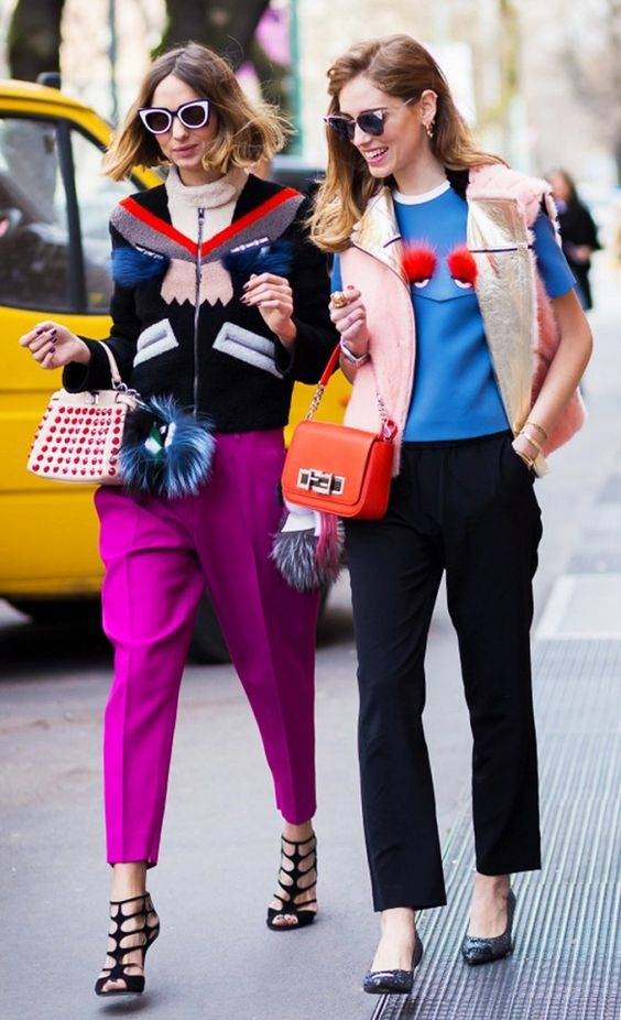 Собираем гардероб в стиле color blocking