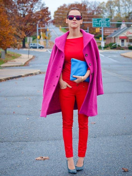 Собираем гардероб в стиле color blocking