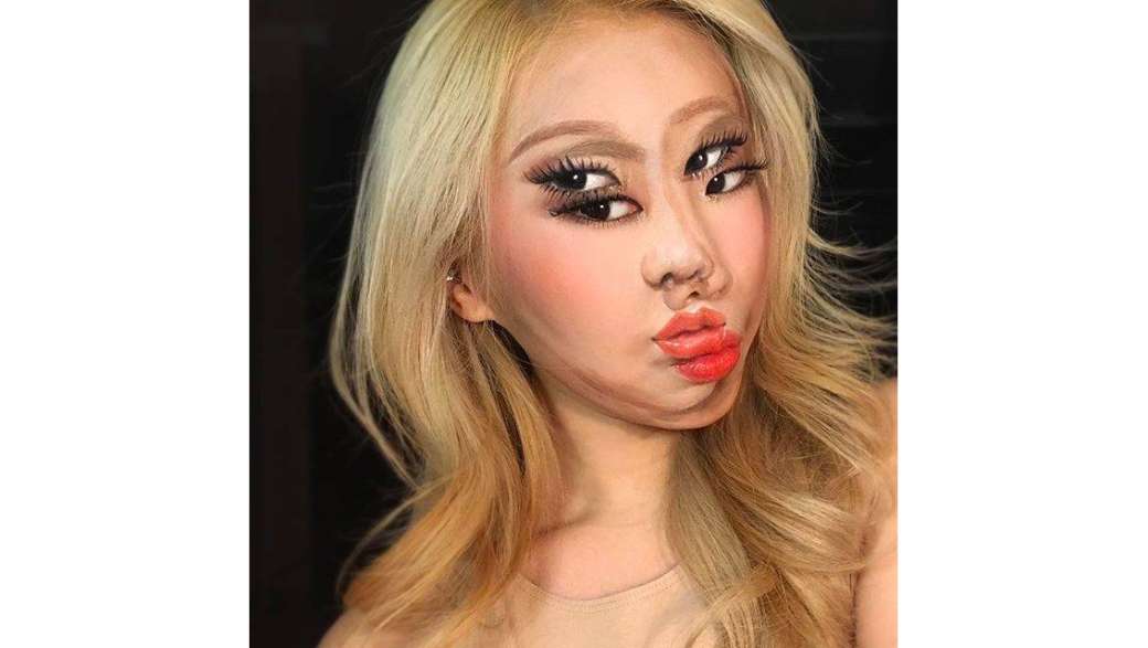 Визажист из Кореи создает на своем лице головокружительные шедевры