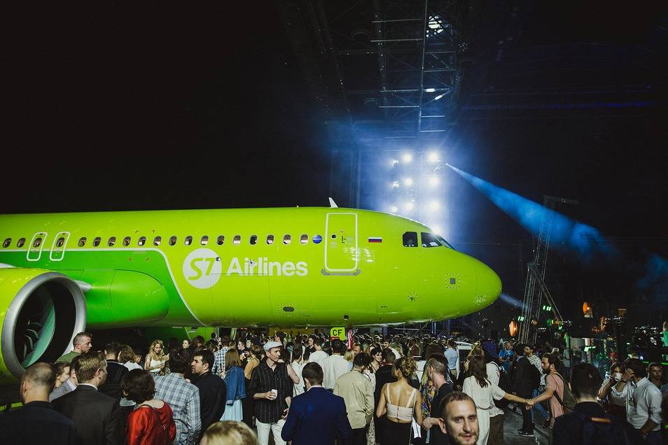 Презентация самолета Airbus A320neo S7 Airlines