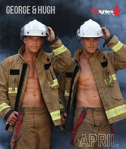 Австралийские пожарные разделись для съемок благотворительного календаря