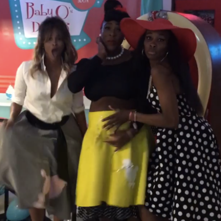 Сиара, Ева Лонгория и другие звезды на вечеринке baby shower Серены Уильямс